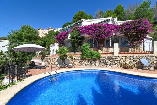 Casa Nana Beautiful and comfortable villa with private pool in Jávea, Costa Blanca, Spain for 8 people. The house is situated in a wooded and residential beach area....