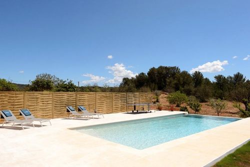 Viñas Villa confortable  con piscina privada en Santa Gertrudis, Ibiza, España para 6 personas...