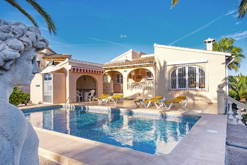 Jose Wonderful and cheerful villa in Benissa, Costa Blanca, Spain with private pool for 6 persons. The house is situated in a coastal, hilly and residential area, 1 km from Cala Baladrar beach and 5 km from Moraira....