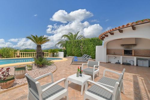 Casa Stella 6 pax Große und komfortable Villa in Jávea, Costa Blanca, Spanien mit privatem Pool für 6 Personen. Das Haus befindet sich in einem Wohngebiet in Strandnähe....