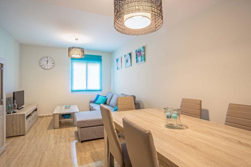 Atico Milan Modern and pleasant apartment with communal pool in Javea, Costa Blanca, Spain for 4 persons. The apartment is situated in a coastal and urban area, close to supermarkets and 1 km from Muntanyar beach....