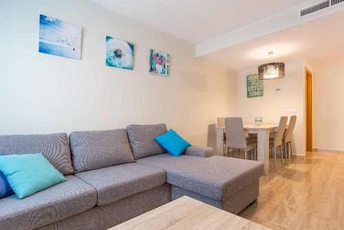 Atico Milan Modern and pleasant apartment with communal pool in Javea, Costa Blanca, Spain for 4 persons. The apartment is situated in a coastal and urban area, close to supermarkets and 1 km from Muntanyar beach....