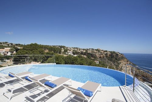 Sueno Azul 4 pax Modern and luxurious villa with private pool in Javea, Costa Blanca, Spain for 4 persons. The house is situated in a residential beach area....