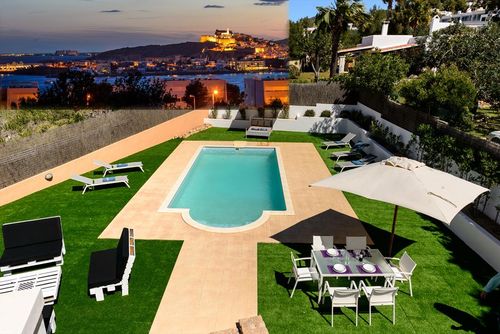 Can Pepe Ton Villa i Ibiza, Ibiza, Spanien  med privat bassäng för 8 personer...