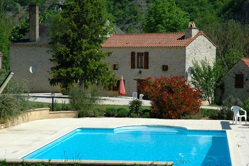 La Chouette Feriehus i Poudens, Dordogne, Frankrig med plads til 5 personer...