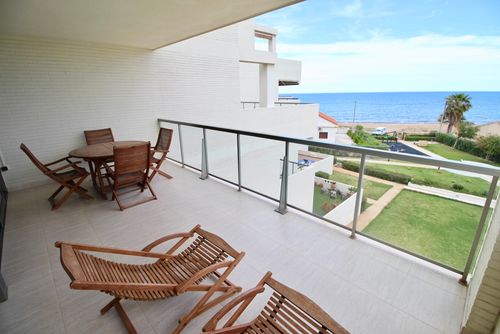 Tierra de Mar 06 by homeprive Beautiful apartment in Denia, Costa Blanca, Spain with a communal pool for 6 persons. The apartment is situated in a residential beach area, close to restaurants, bars, and supermarkets, and is just 25 metres from the beach....