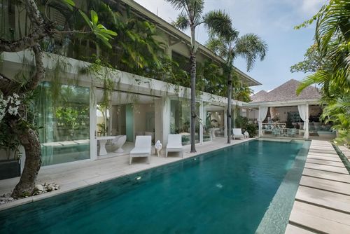 Puro Blanco 4 bedroom Villa rustica e confortevole a Canggu, Bali, in Indonesia  con piscina privata per 8 persone...