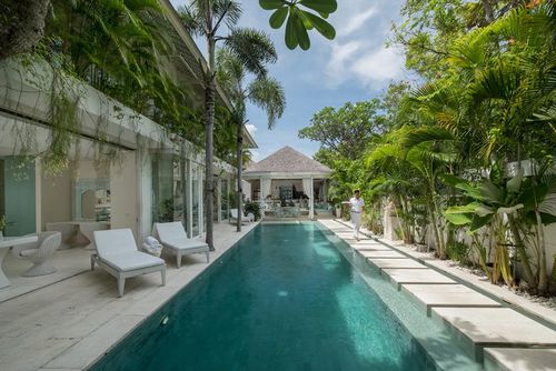 Puro Blanco 4 bedroom Rustik och komfortabel villa  med privat bassäng i Canggu, Bali, Indonesia för 8 personer...
