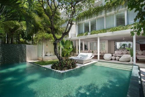 Eden Gardenview 13 Shambala 5BR Härlig och mysig lyxvilla  med privat bassäng i Seminyak, Bali, Indonesia för 10 personer...