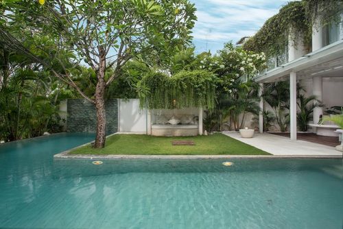 Eden Riverside 8 Mana 3BR Vackra och mysig lyxvilla  med privat bassäng i Seminyak, Bali, Indonesia för 6 personer...