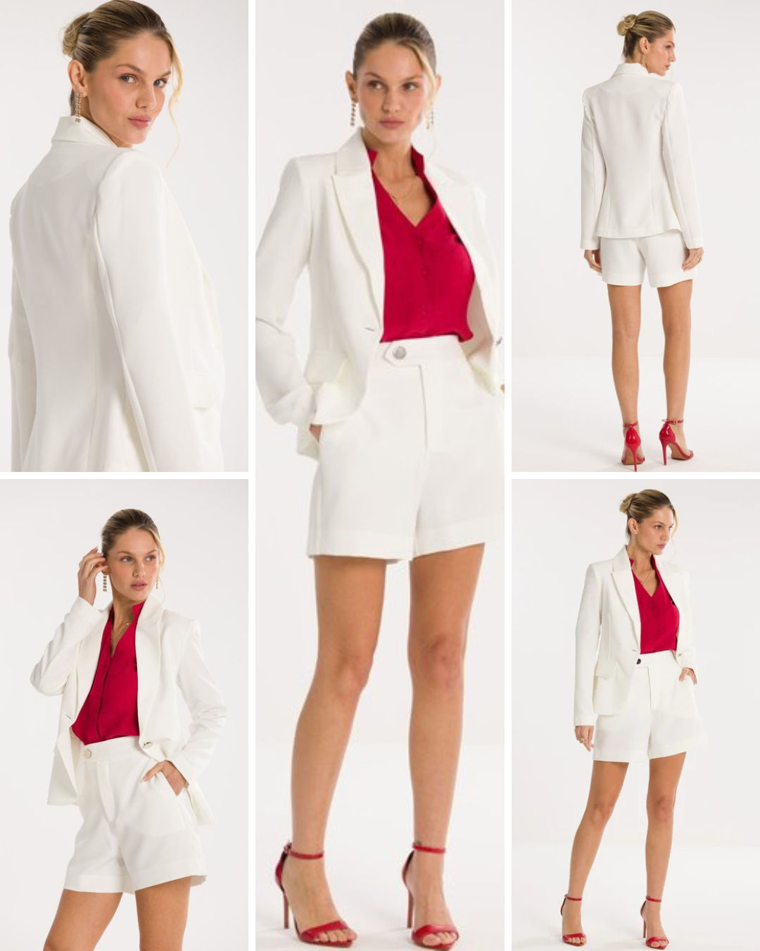 Blazer Rebeca Off White