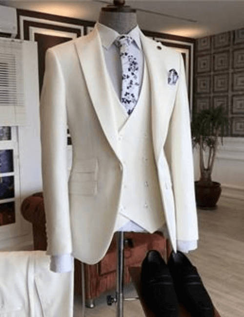 Engagement Formal Dress For Male in White