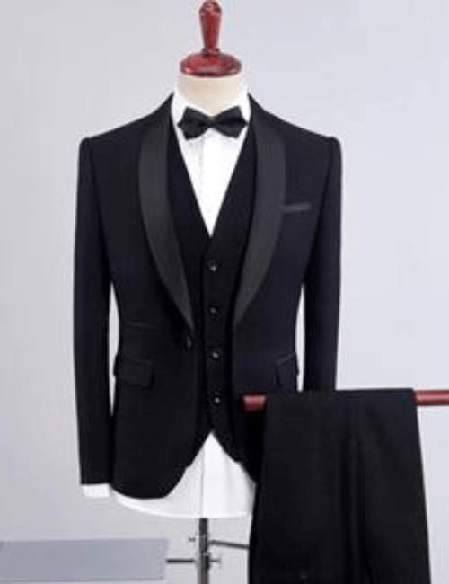 Mens Formal Wear For Wedding in Black