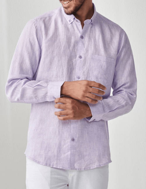 Purple Pure Linen