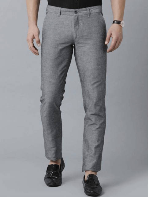grey linen pants
