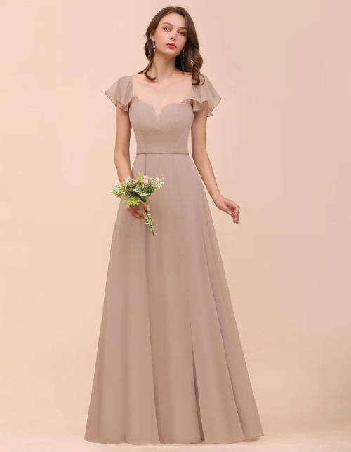 Women's Pink Bridesmaid Dress