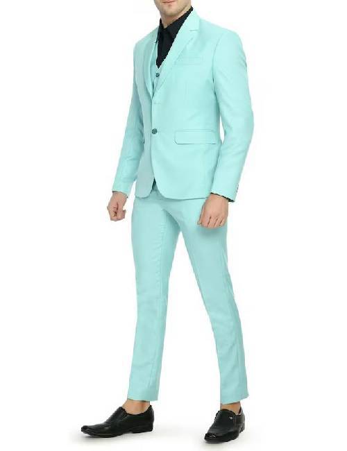 Men mint color 3 piece