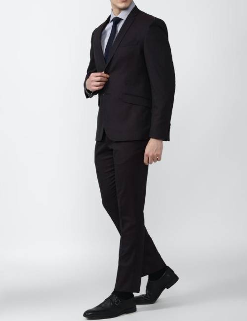 men's 2 piece black suit