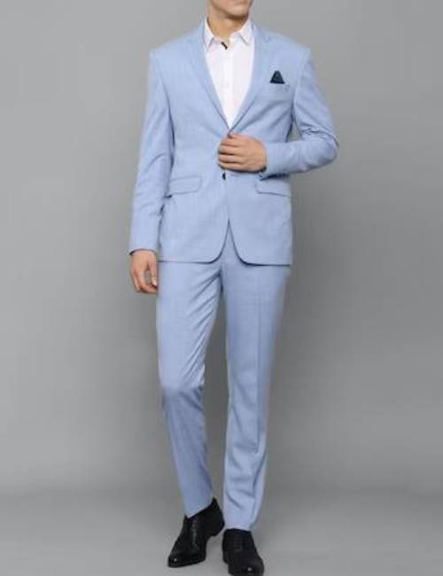 royal blue 2 piece suit