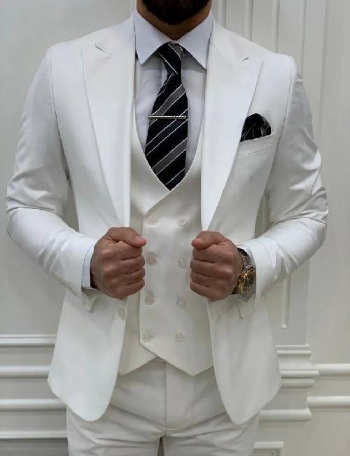 white suit 3 piece