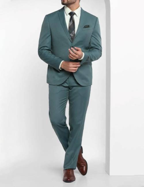 teal blue 2 pc men