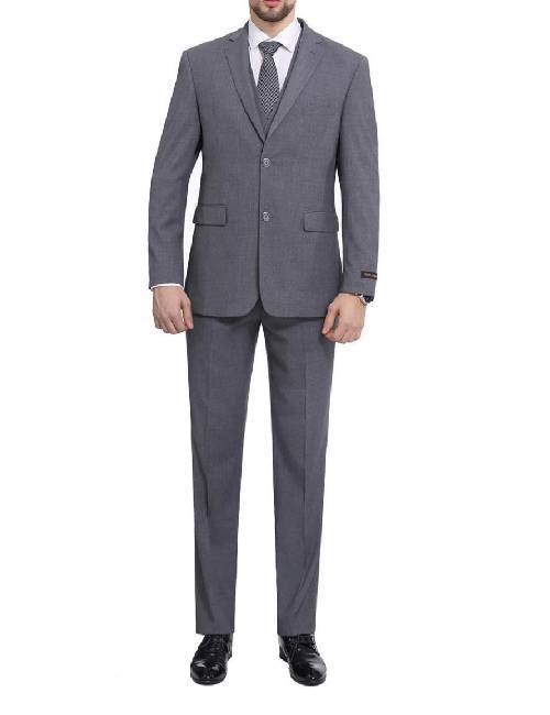 Grey coat pant three piece price