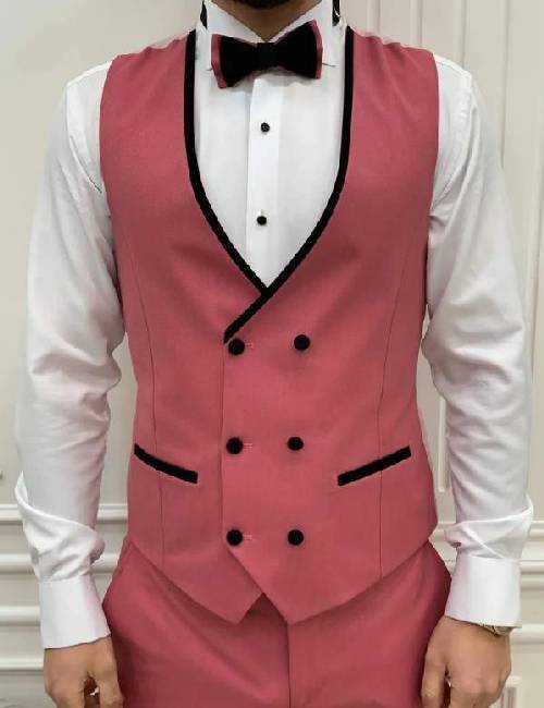 pink tuxedo men