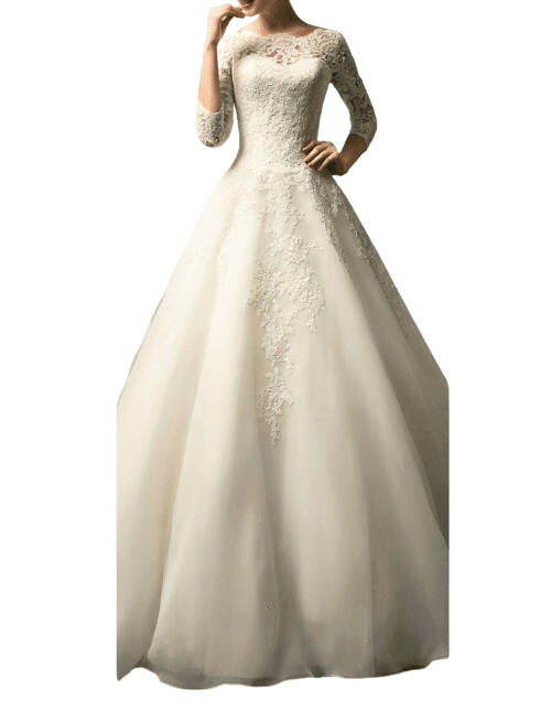 christian marriage gown