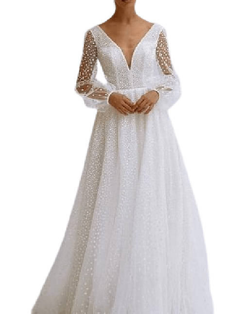 christian wedding gown for women