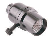 Portalampara de Baquelita con Interruptor de Perilla 250V~, 250W, E27