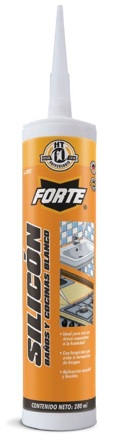 SILICÓN BAÑOS Y COCINAS 280 ML COLOR BLANCO