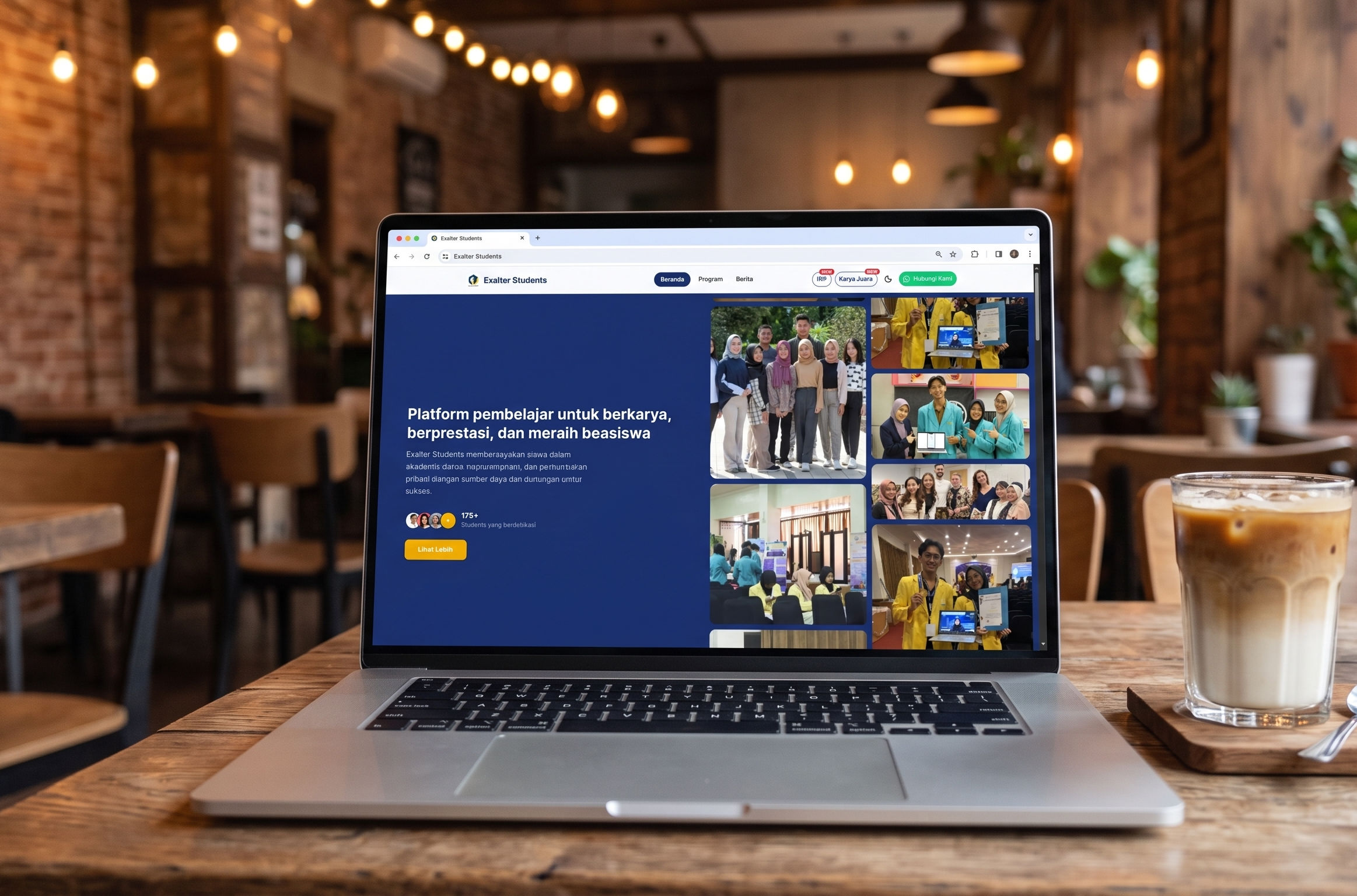 Exalter Students Web Desktop