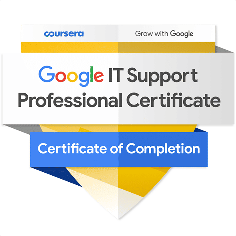 Google IT Support Certificate