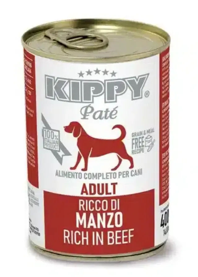 Консерва Kippy Adult Beef 400 г, для дорослих собак всіх порід. Яловичина - фото продукту Фауна