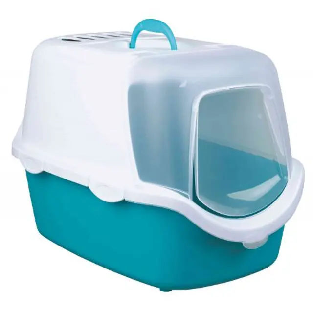Туалет Trixie Vico Open Top для котів закритий, з фільтром та лопаткою, 40х40х56 см - фото продукту Фауна
