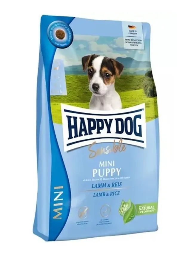 Хеппі Дог Sens Mini Puppy 0,8 кг,  для цуценят малих порід - фото продукту Фауна