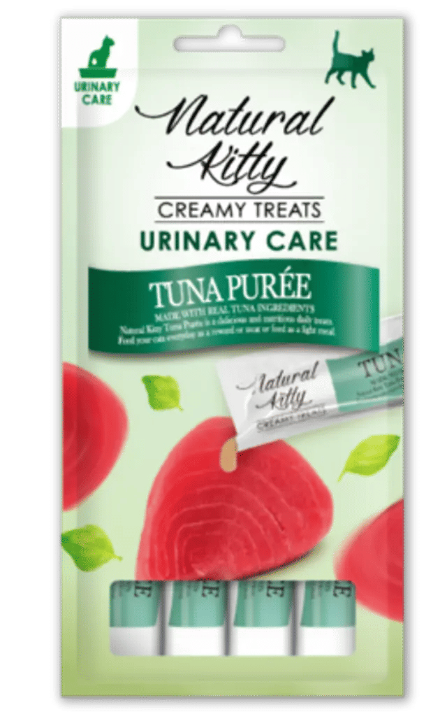 Крем Снек для котів 12 г пюре з тунця, урінарі №4 (уп) "Natural Kitty" - фото продукту Фауна