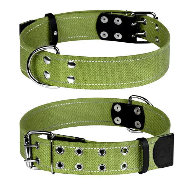Нашийник брезент (XL) 45мм/56-71см Collar - фото продукту Фауна