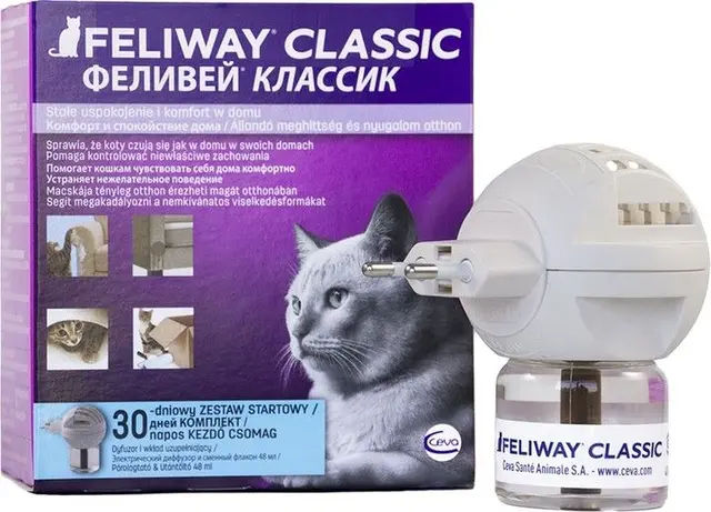 Фелівей класік дифузор+змінний блок 48 мл*18 "Ceva" заспокійливий препарат - фото продукту Фауна