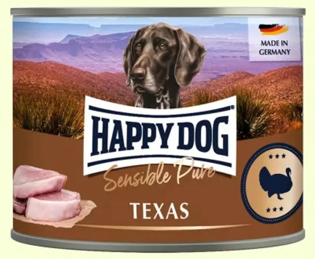 Консерва Хеппі Дог Texas Індичка 200 г - фото продукту Фауна