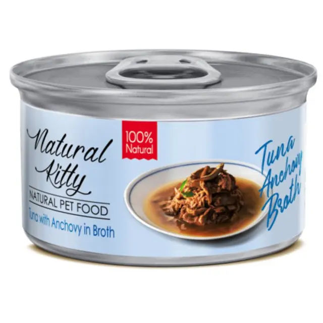 Бульйон для котів Тунець з Анчоусами 80 г (конс) - фото продукту Фауна