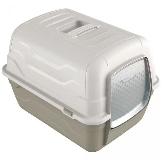 Туалет закритий для котів та собак RotoToilet 52x40x40 см з фільтром та лопаткою - фото продукту Фауна