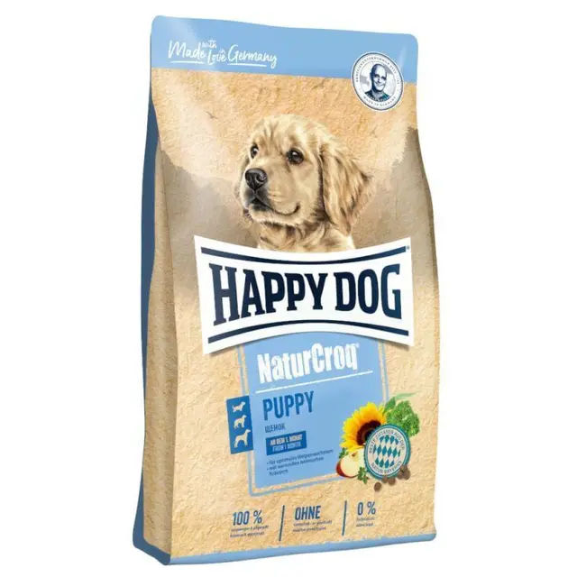 Хеппі Дог Natur Croq Puppy 15 кг, для цуценят середніх та великих порід. - фото продукту Фауна