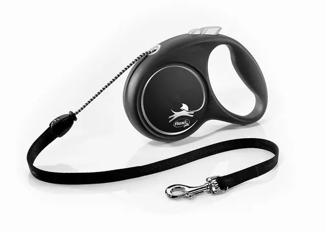 Рулетка  8кг/3м XS Трос Black Design сріблястий "Flexi" - фото продукту Фауна
