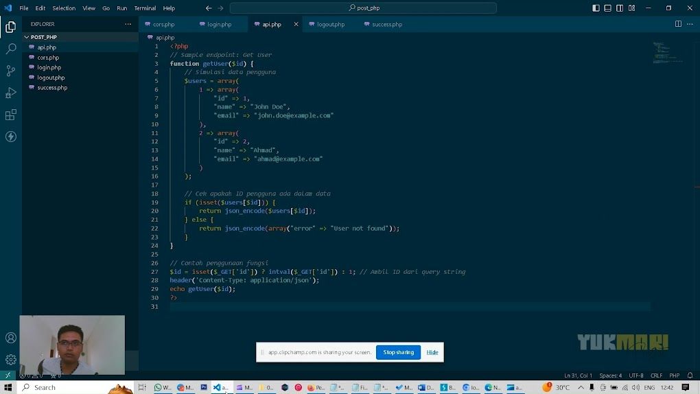 Screenshot 3 : Fondasi dalam Keamanan Website Sebelum Memulai Penetrasi Sistem