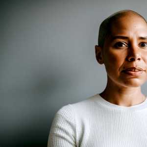 Black female bald head preview