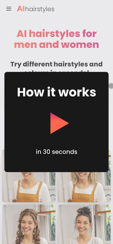 How AI hairstyles works in 30 seconds