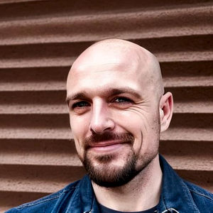 White male bald hair style preview