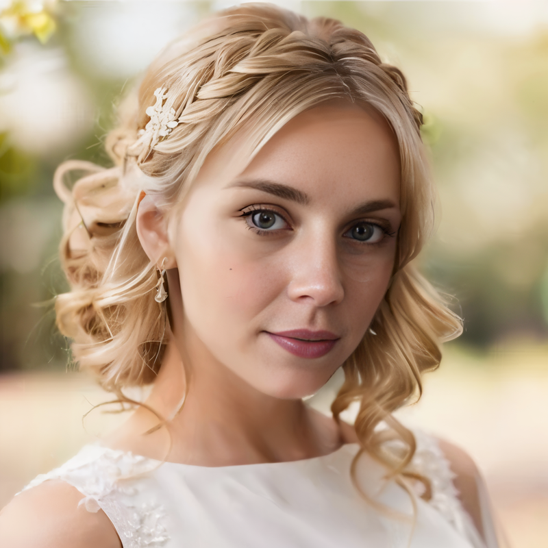 AI hairstyle preview for Bridal Style hair style